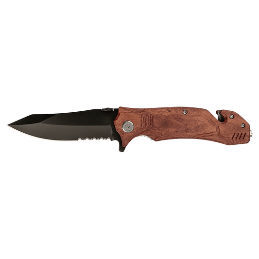 Bison River 4 1/2" Wood Rescue Knife - Your Essential Emergency Tool