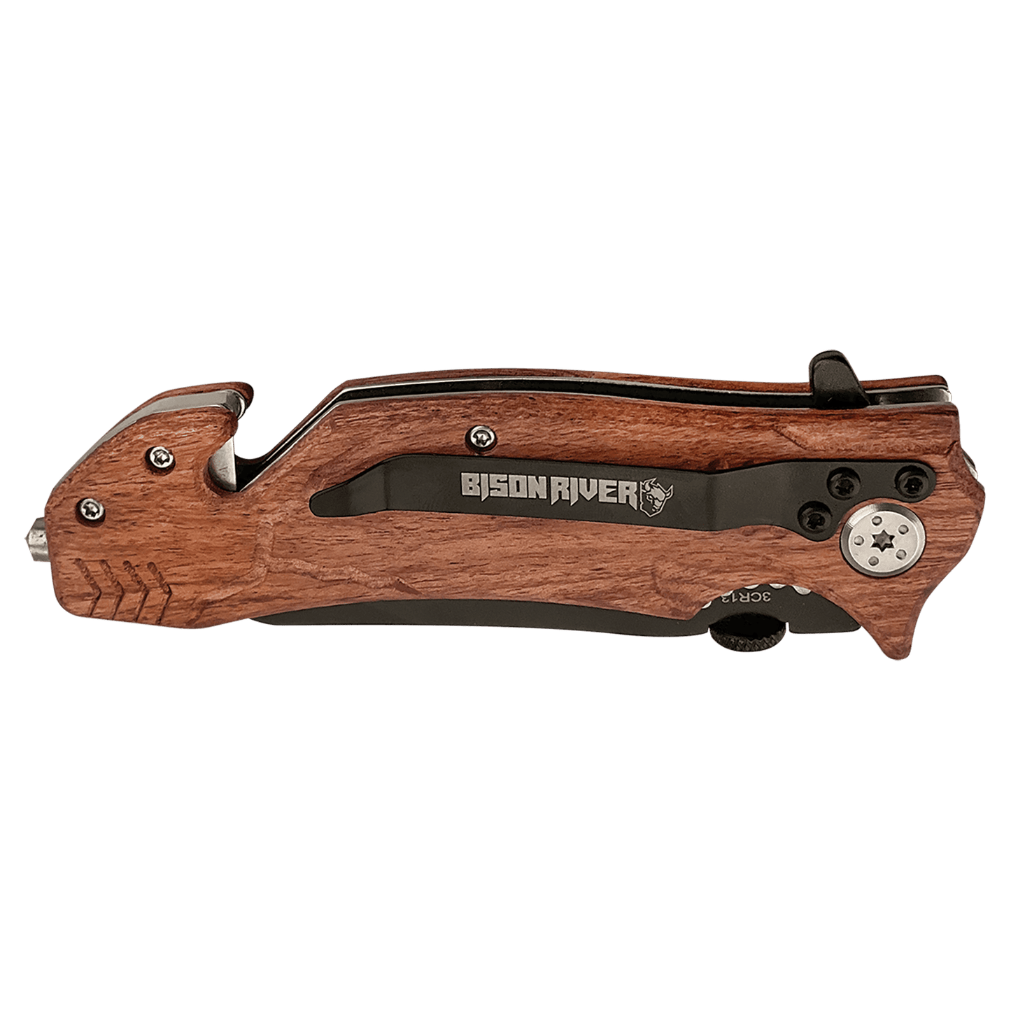 Bison River 4 1/2" Wood Rescue Knife - Your Essential Emergency Tool