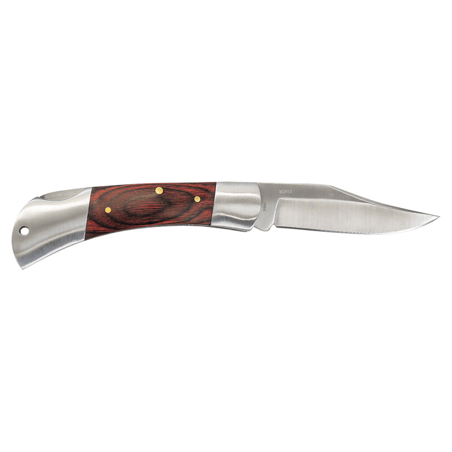 Bison River 3 1/2" Wood Folding Knife
