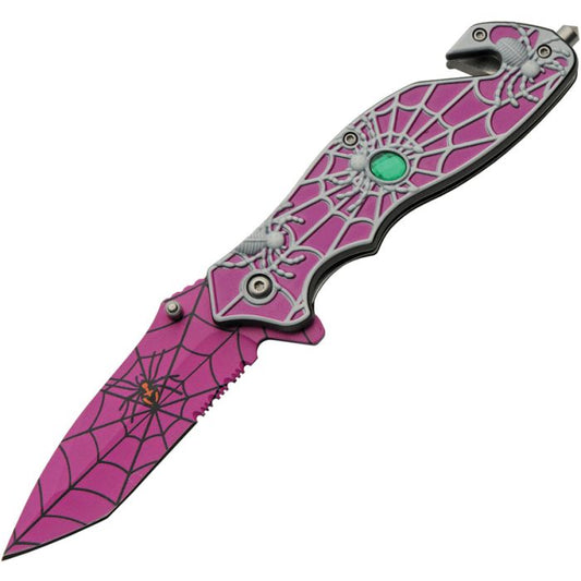 Spider Web Linerlock A/O Purple