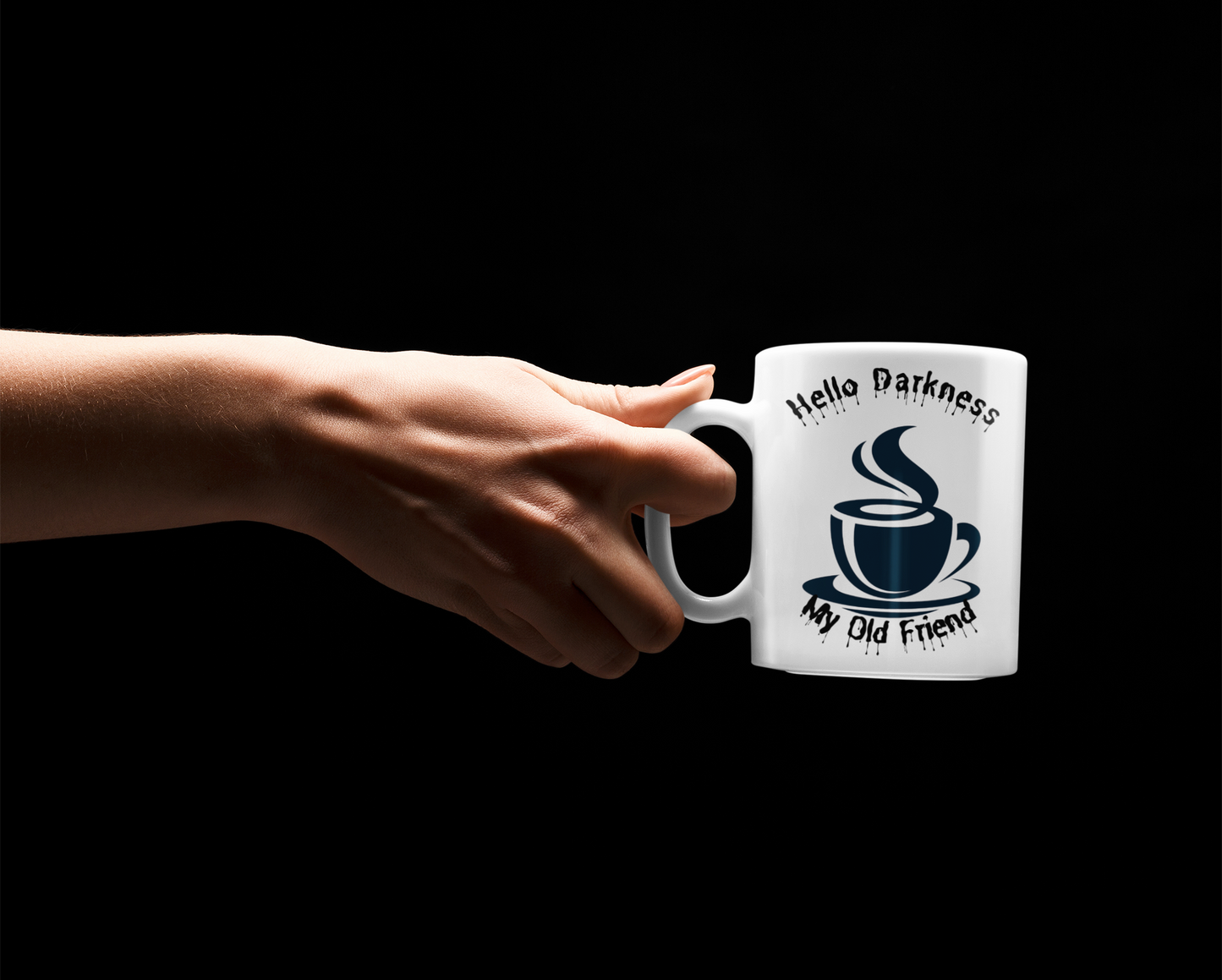 Hello Darkness My Old Friend Coffee Mug – 11 oz Ceramic Mug