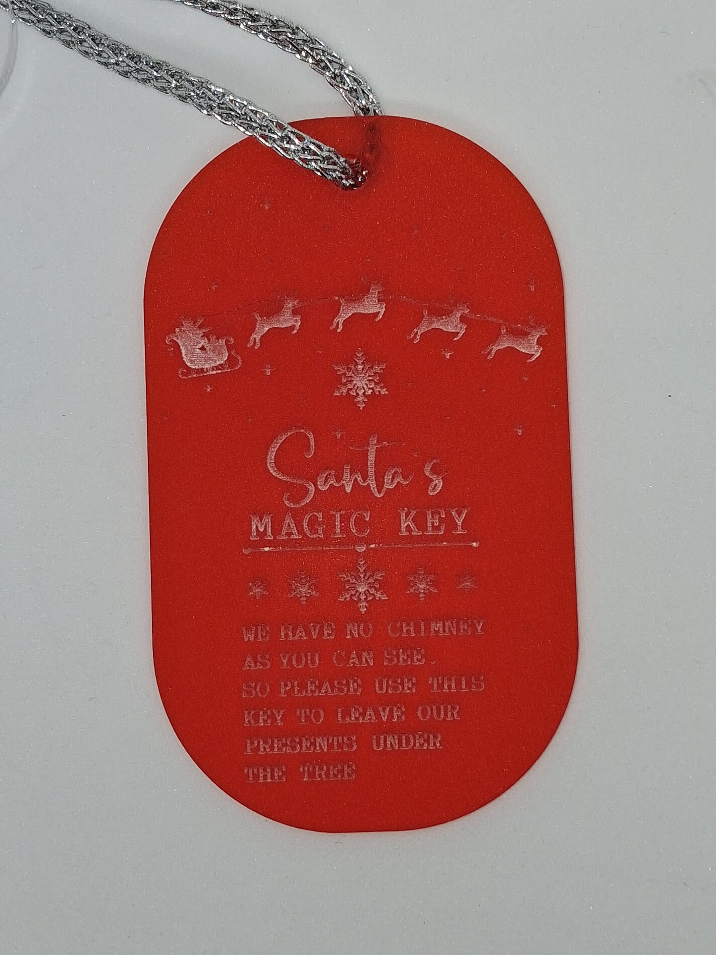 Santa Key and Tag – No Chimney, No Problem!
