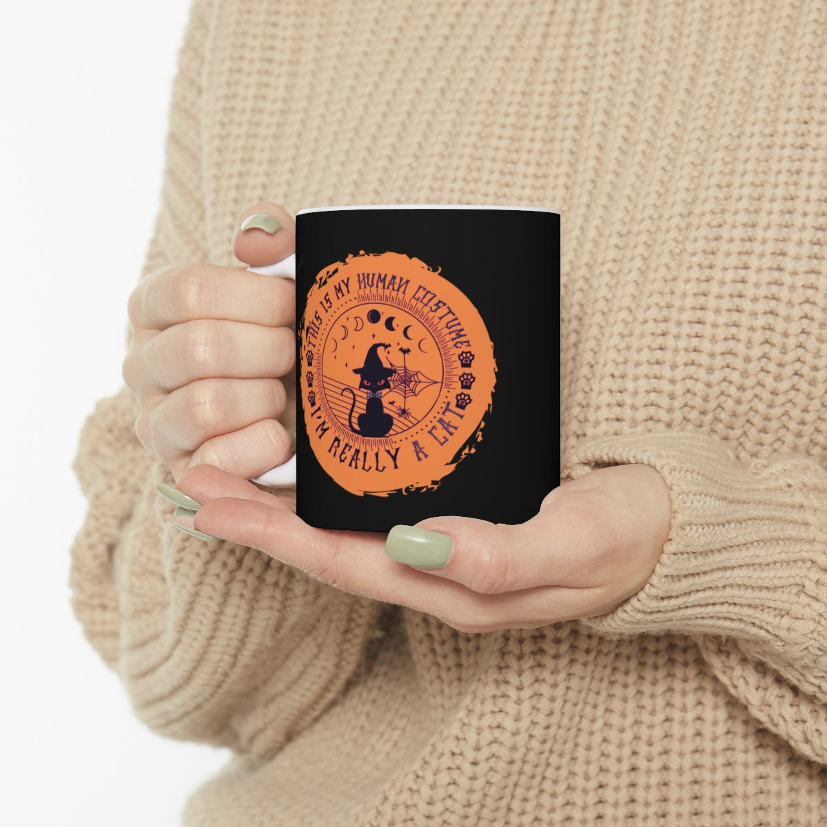 This is My Human Costume, I'm Really a Cat - POD - Ceramic Mug 11oz