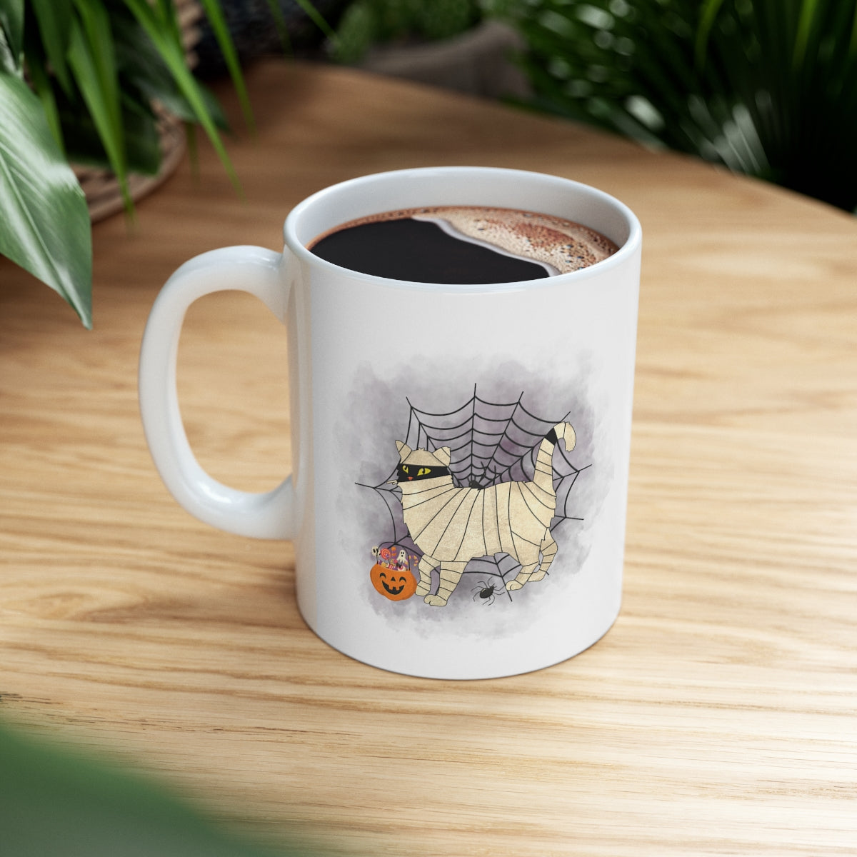 Mummy Kitty - POD - Ceramic Mug 11oz