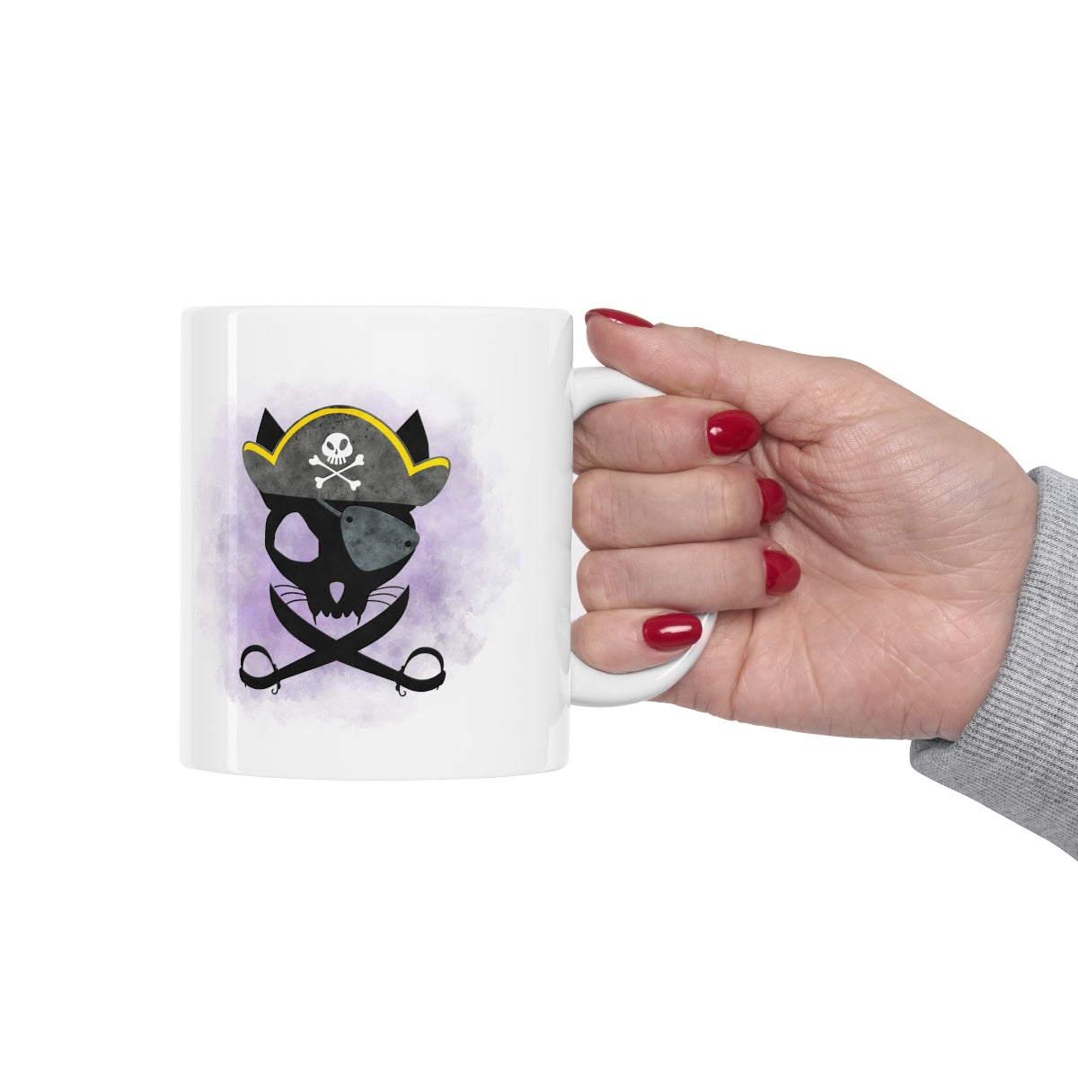 Pirate Kitty - POD - Ceramic Mug 11oz