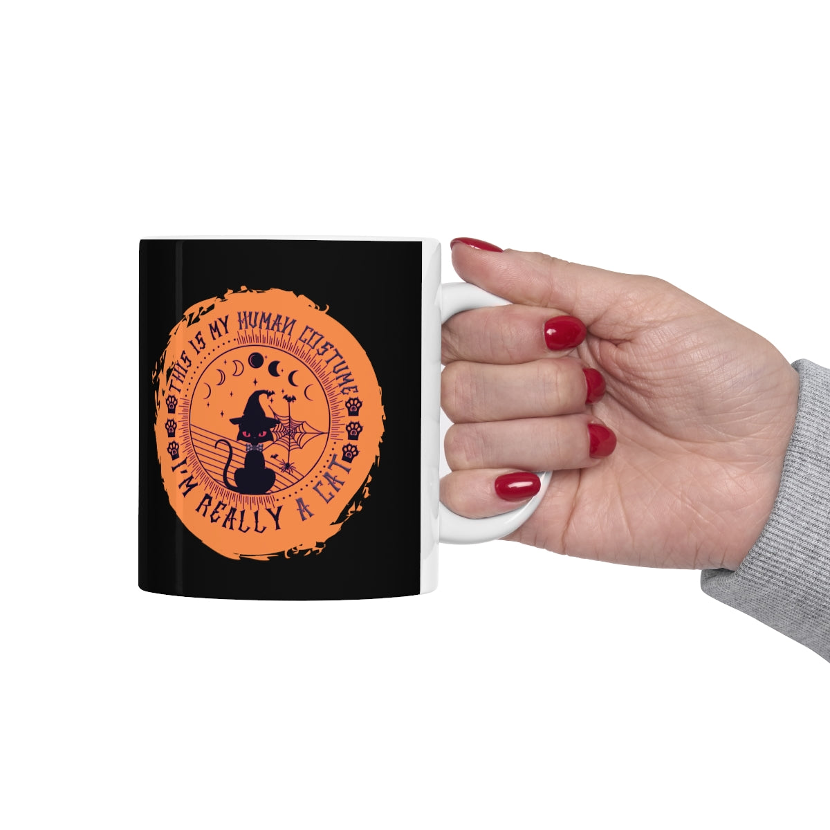 This is My Human Costume, I'm Really a Cat - POD - Ceramic Mug 11oz