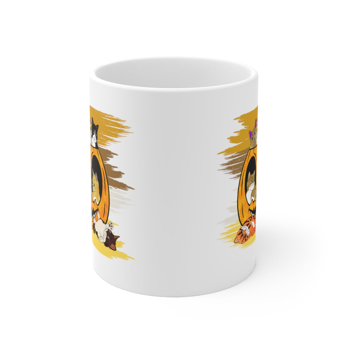 Pumpkin Kitties - POD - Ceramic Mug 11oz
