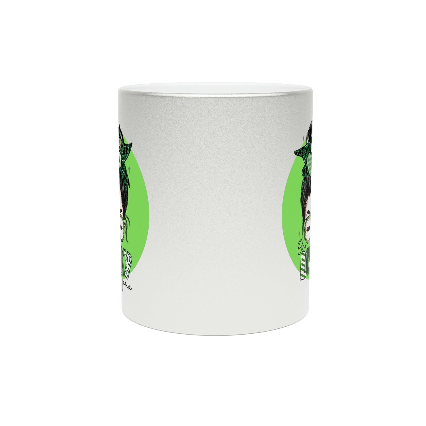One Lucky Mama - Metallic Mug (Silver or Gold)