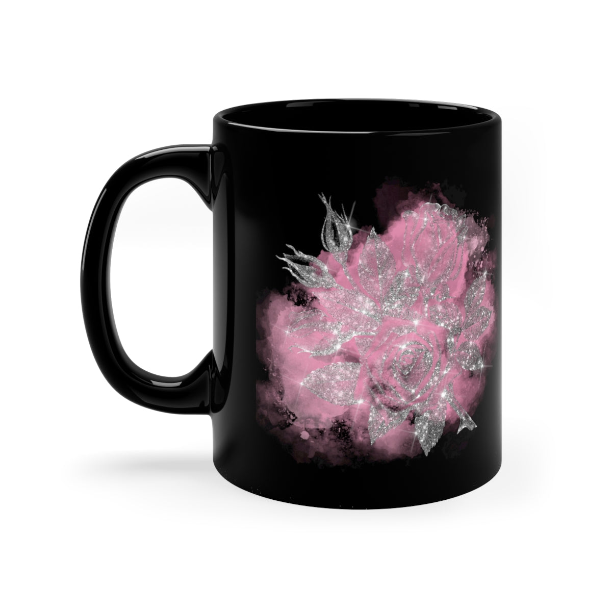 Mugshot Monday 10.10.2022 - POD- Fairytale Rose - 11oz Black Mug