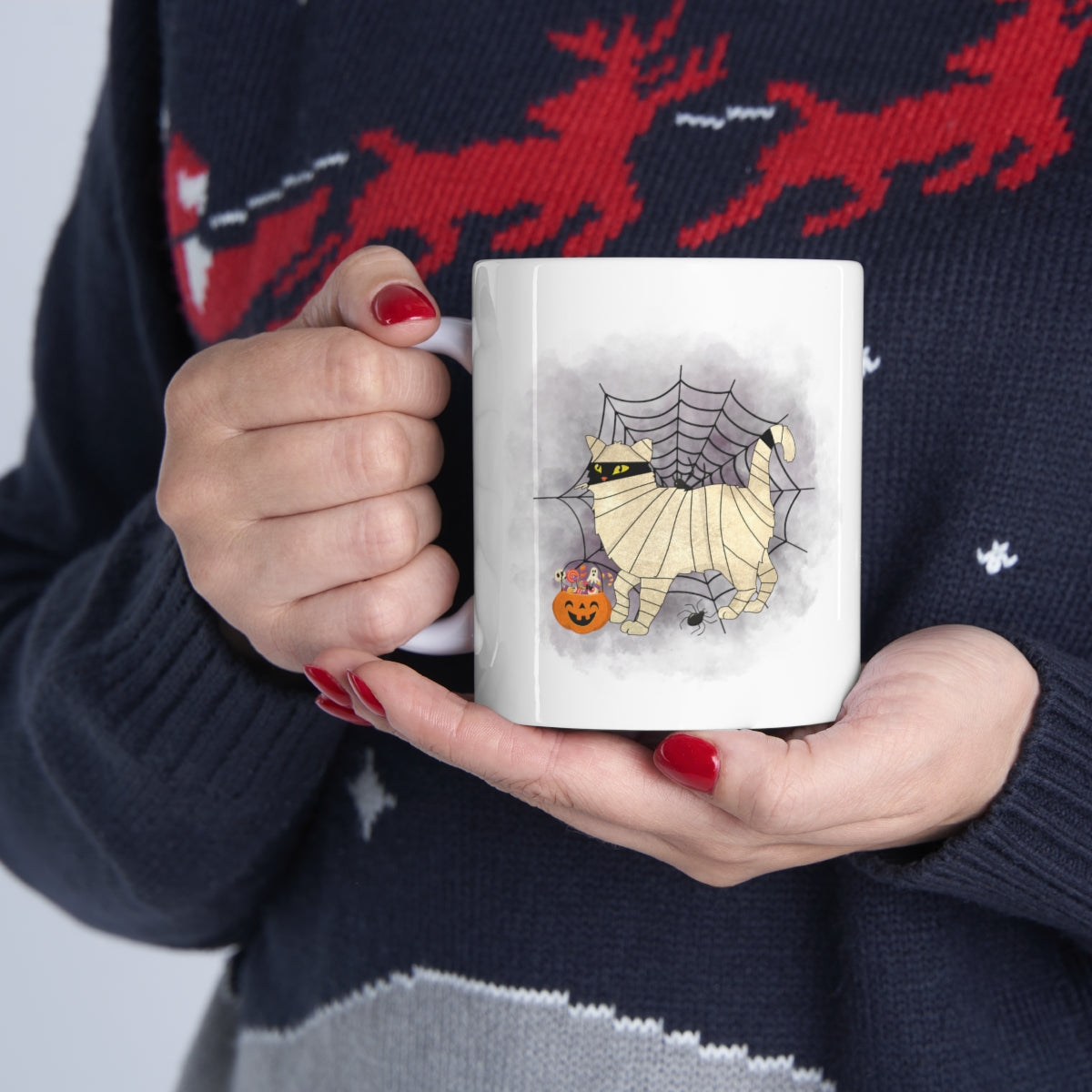 Mummy Kitty - POD - Ceramic Mug 11oz