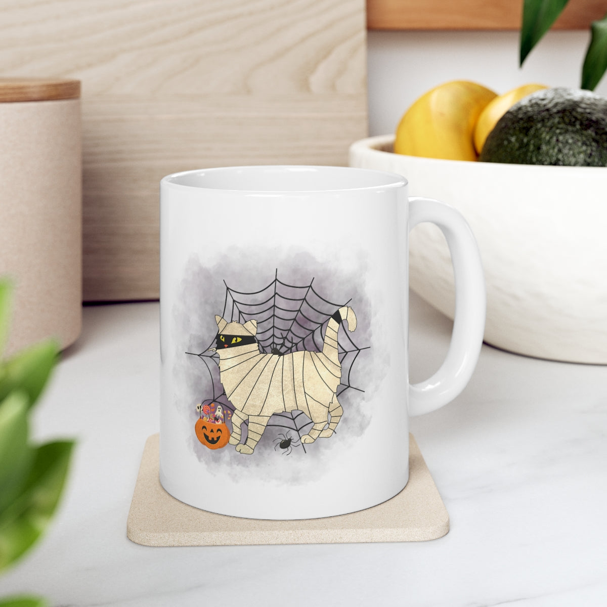 Mummy Kitty - POD - Ceramic Mug 11oz