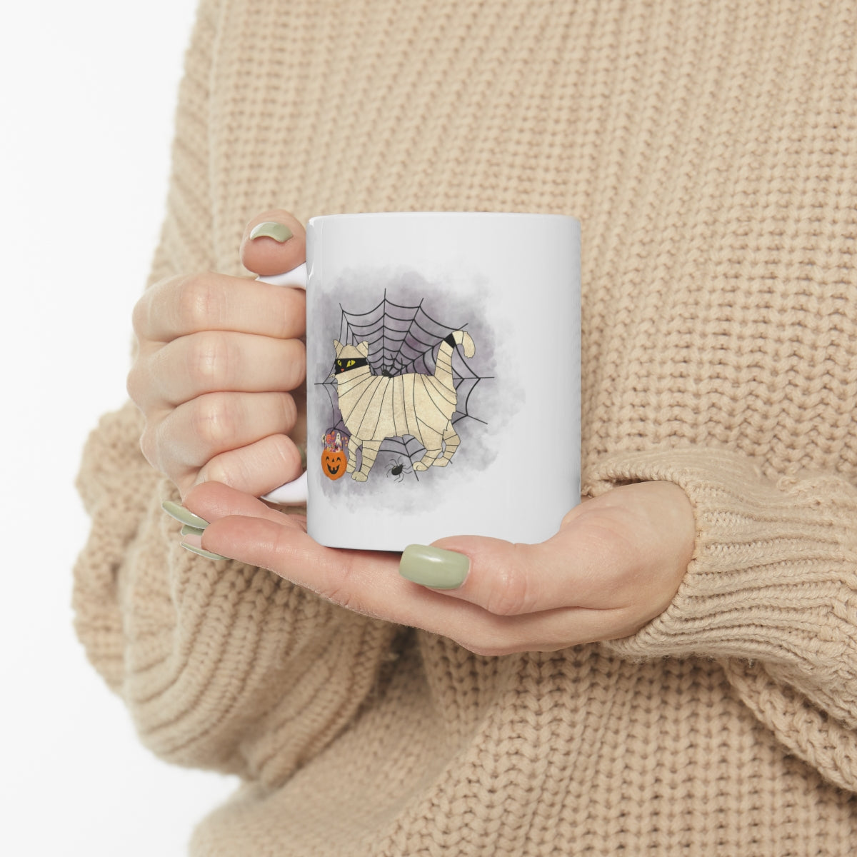 Mummy Kitty - POD - Ceramic Mug 11oz