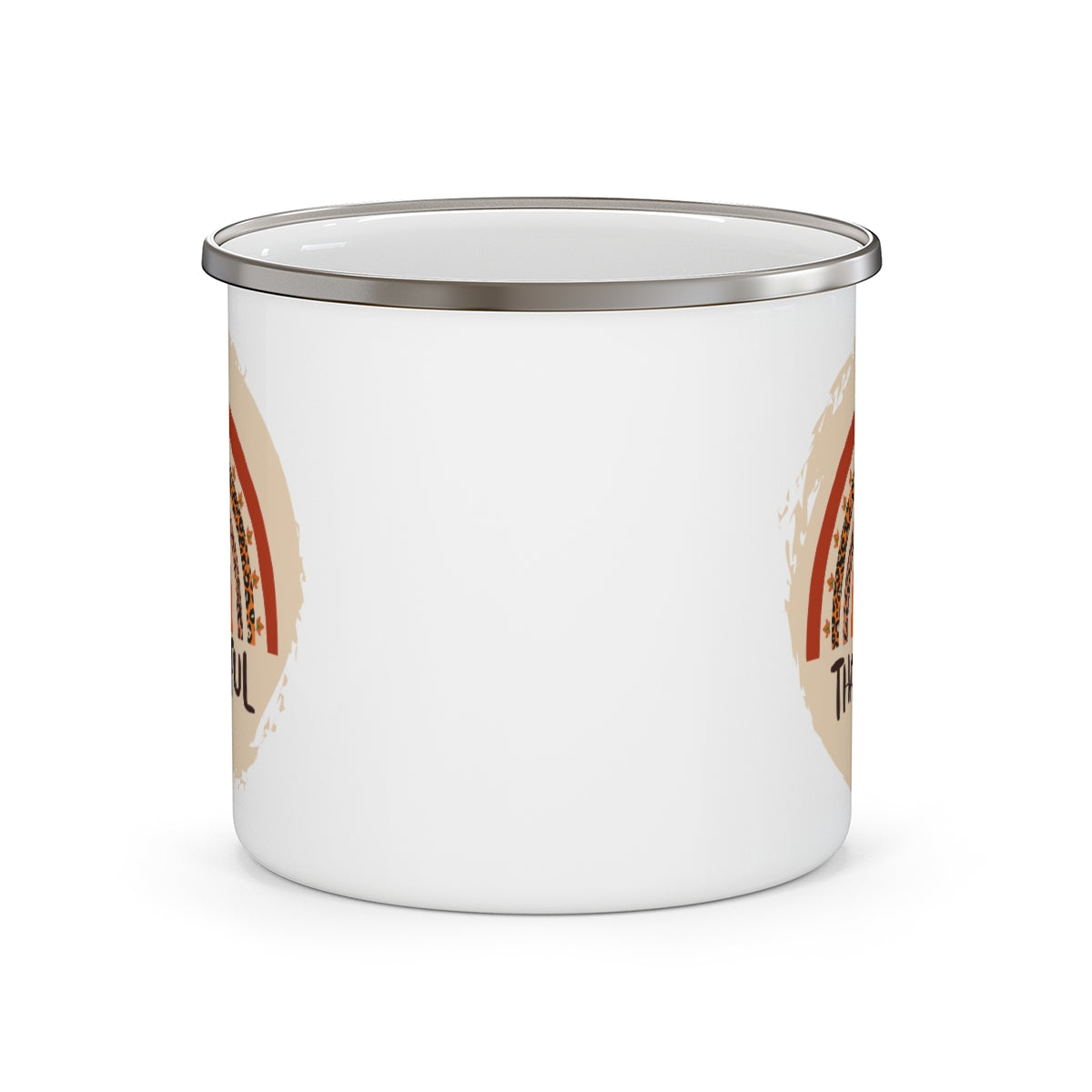 Thankful - POD - Enamel Camping Mug - 10.03.2022 Mugshot Monday