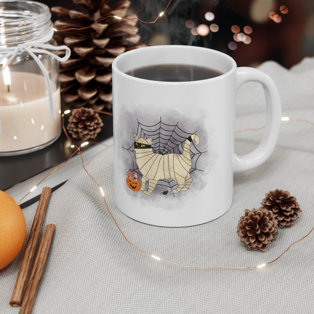 Mummy Kitty - POD - Ceramic Mug 11oz
