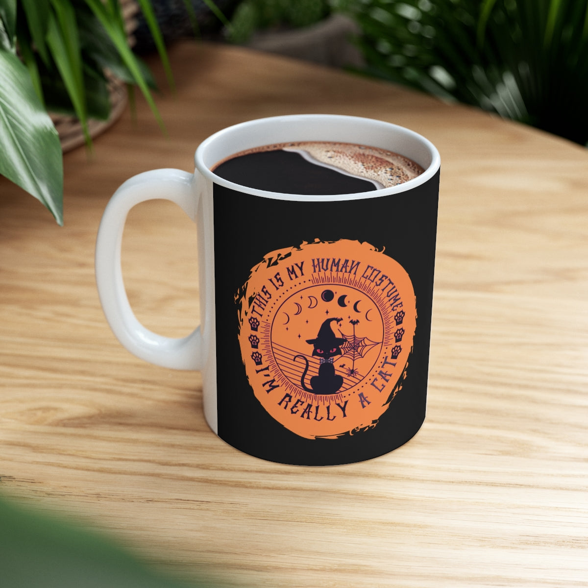 This is My Human Costume, I'm Really a Cat - POD - Ceramic Mug 11oz