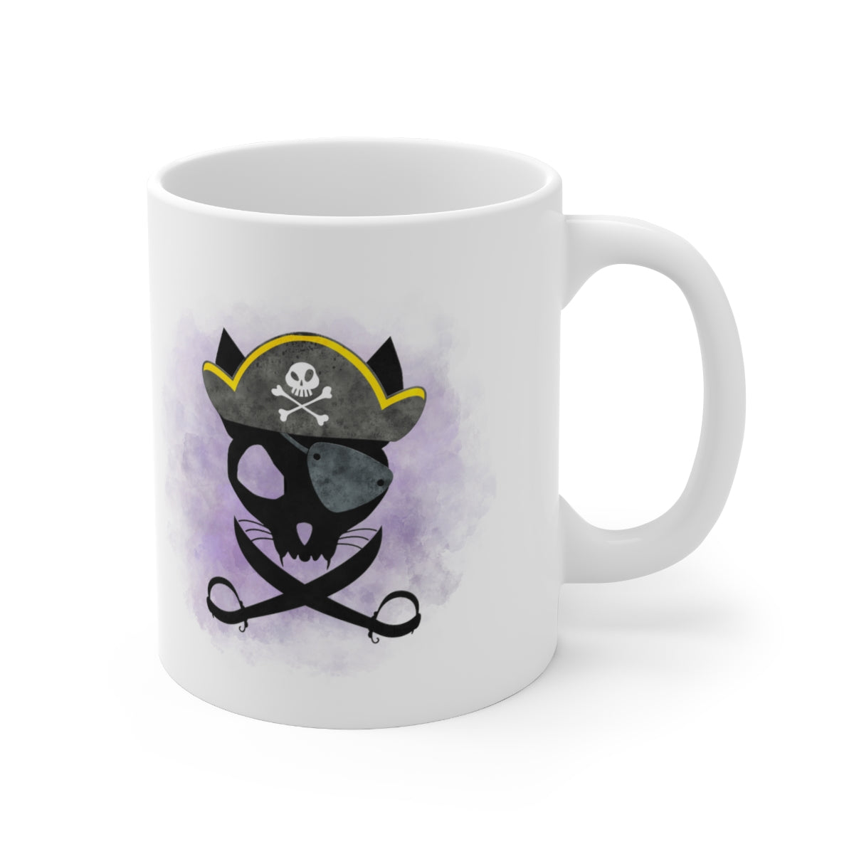 Pirate Kitty - POD - Ceramic Mug 11oz
