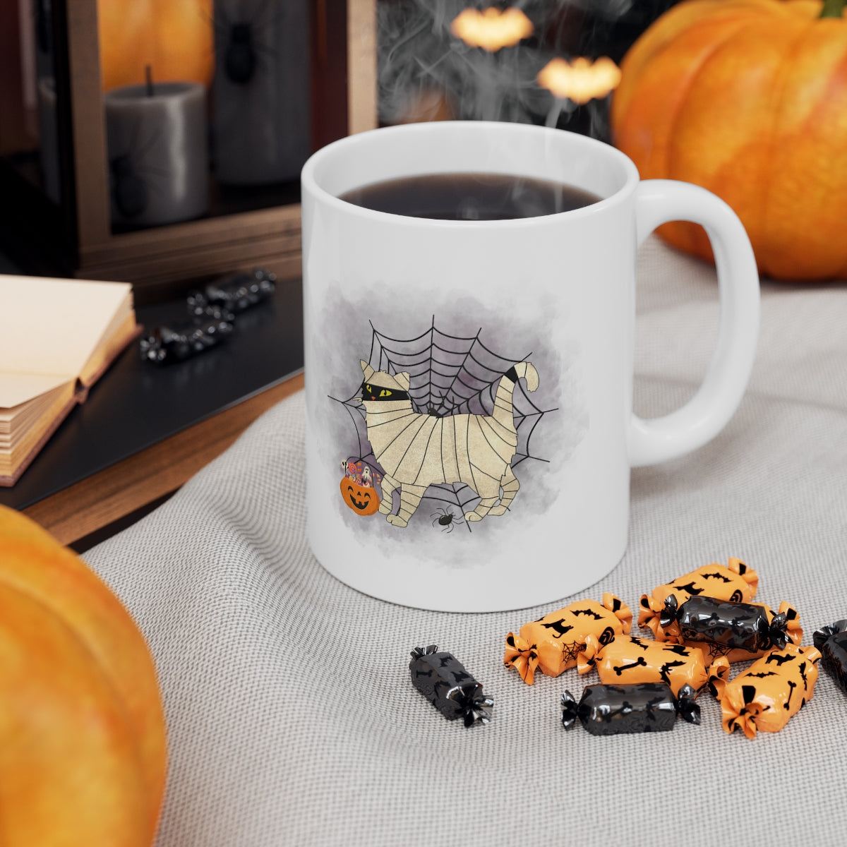 Mummy Kitty - POD - Ceramic Mug 11oz