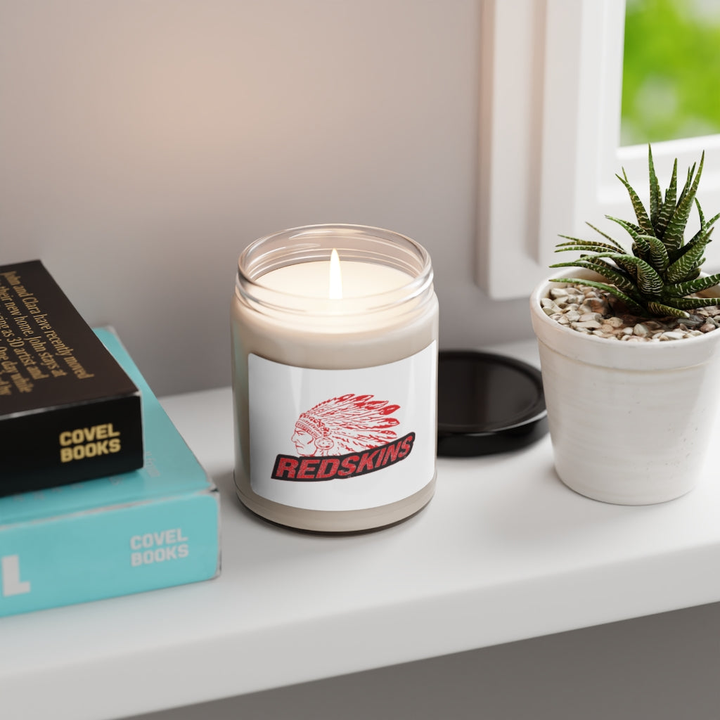 Vintage style -Loudon Redskins - POD -Fresh Cotton Scented Soy Candle, 9oz