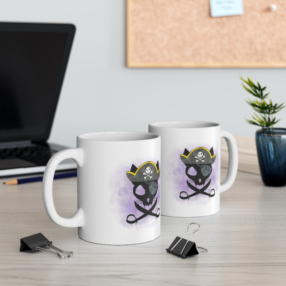 Pirate Kitty - POD - Ceramic Mug 11oz