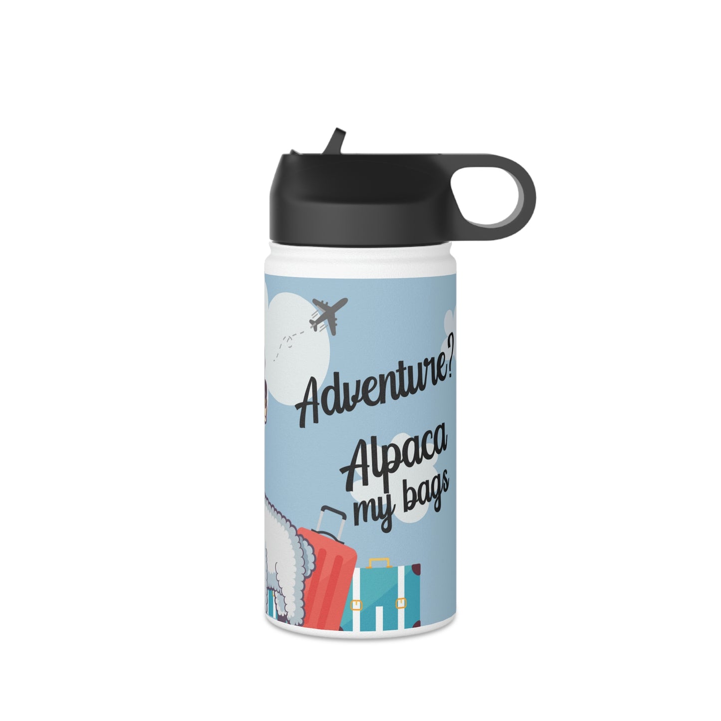 Alpaca My Bags - POD Stainless Steel Water Bottle, Standard Lid