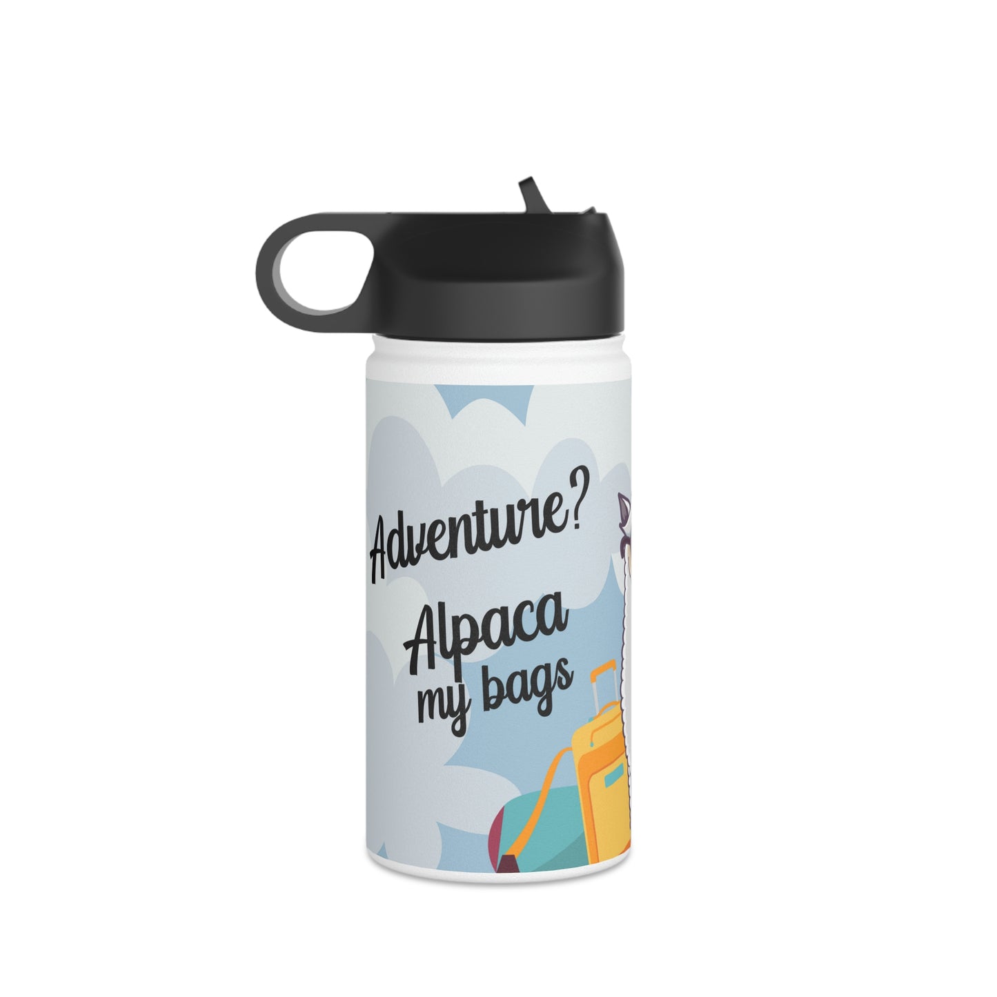 Alpaca My Bags - POD Stainless Steel Water Bottle, Standard Lid