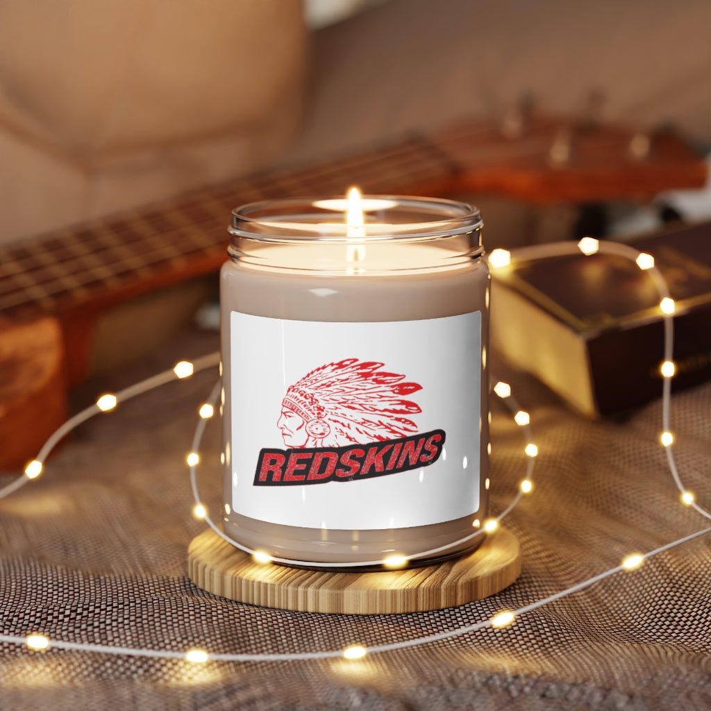 Vintage style -Loudon Redskins - POD -Fresh Cotton Scented Soy Candle, 9oz