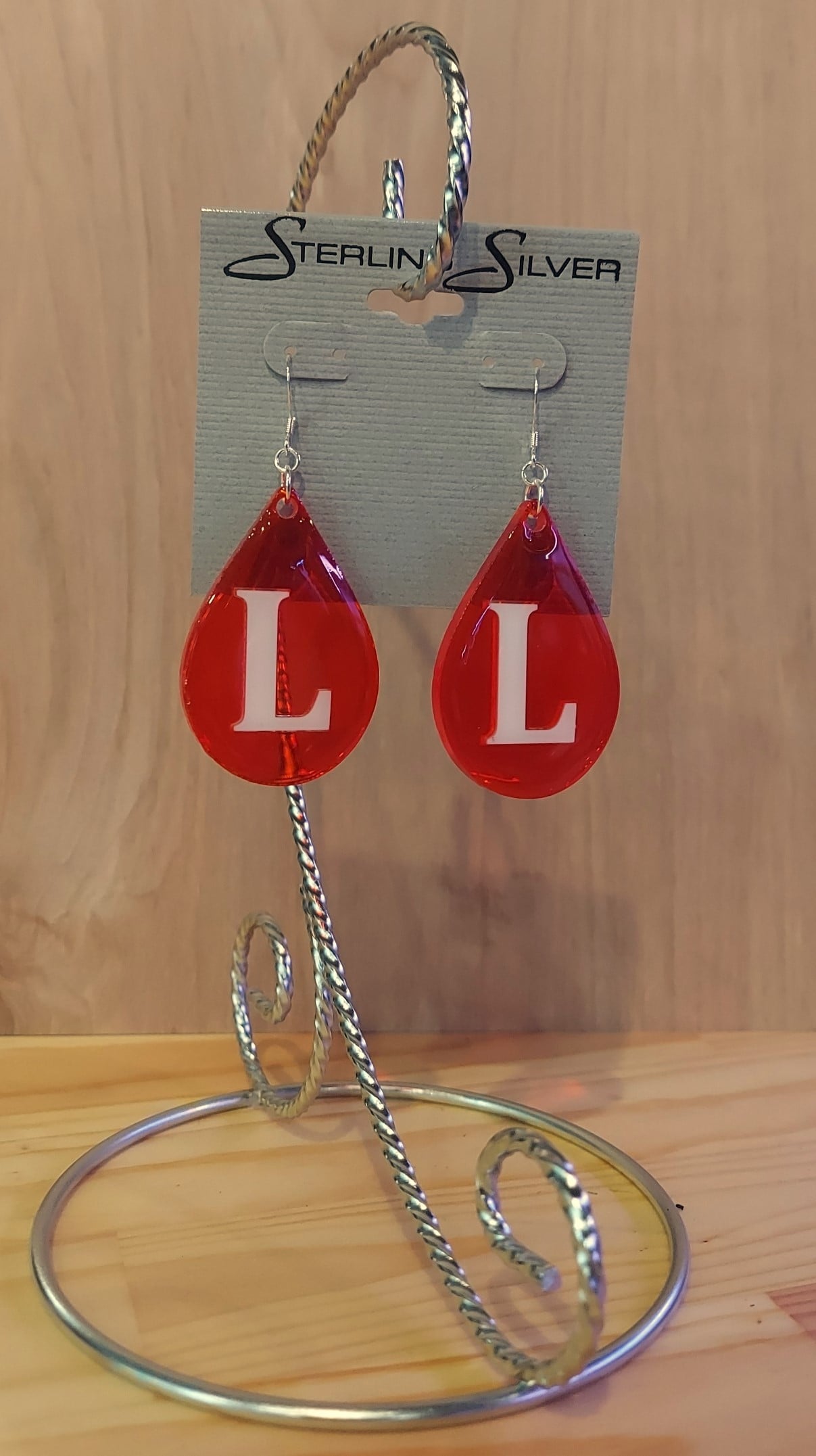 School Spirit Letter Earrings