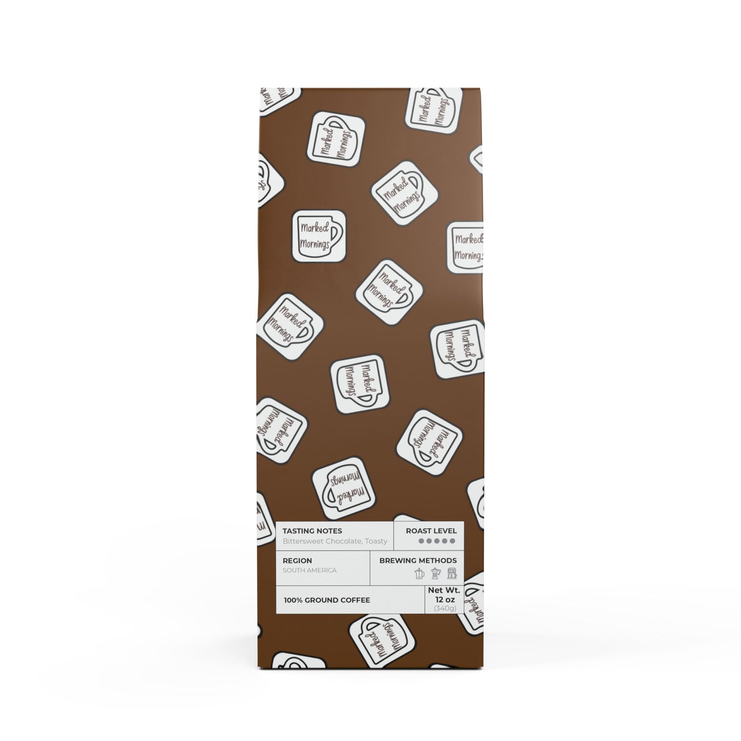 Marked Mornings - Bitterroot Coffee Blend (Dark French Roast)