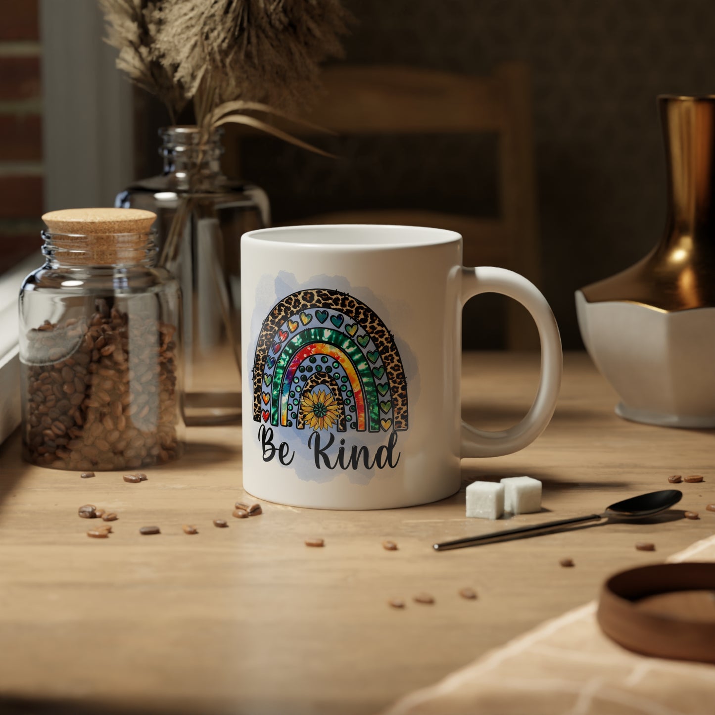 In Honor of World Kindness Day, Jumbo "Be Kind" Mug, 20oz, POD