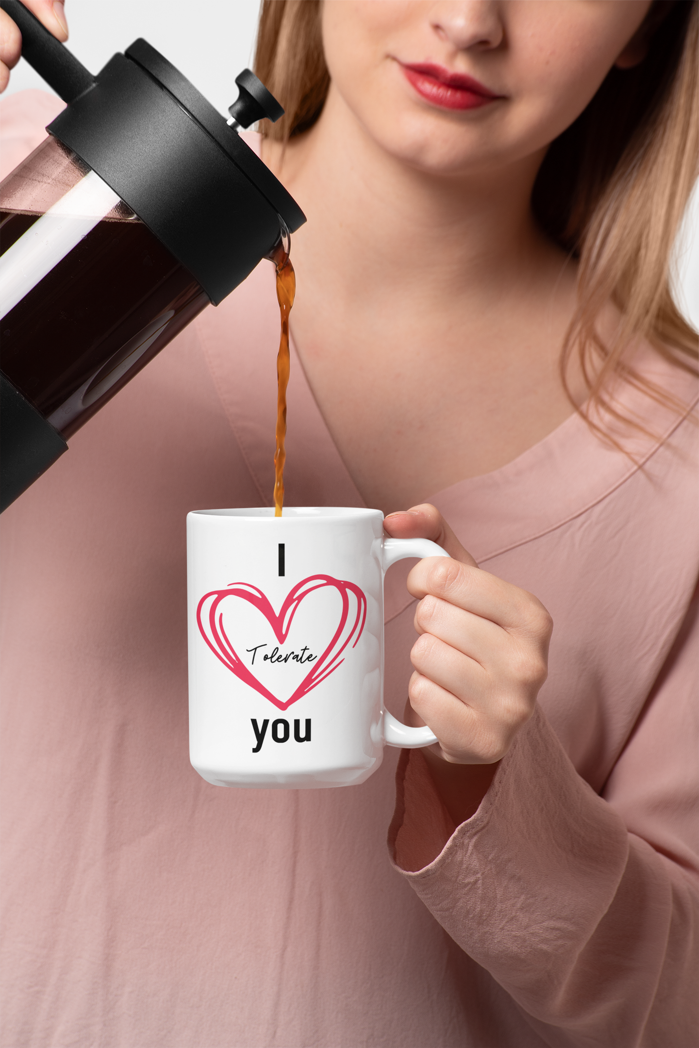 I Tolerate You Coffee Mug – 15 oz Ceramic