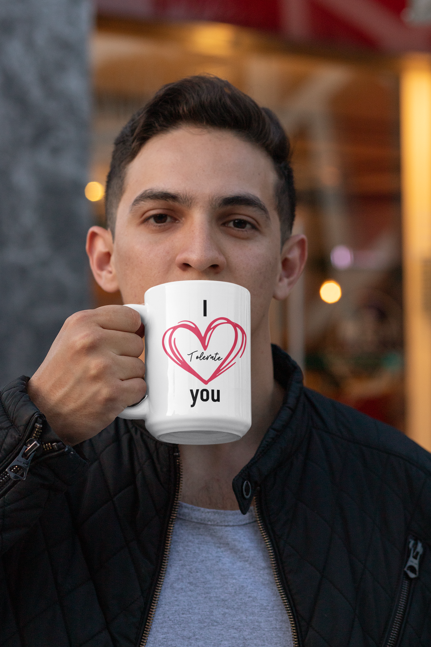 I Tolerate You Coffee Mug – 15 oz Ceramic