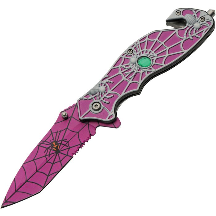 Spider Web Linerlock A/O Purple
