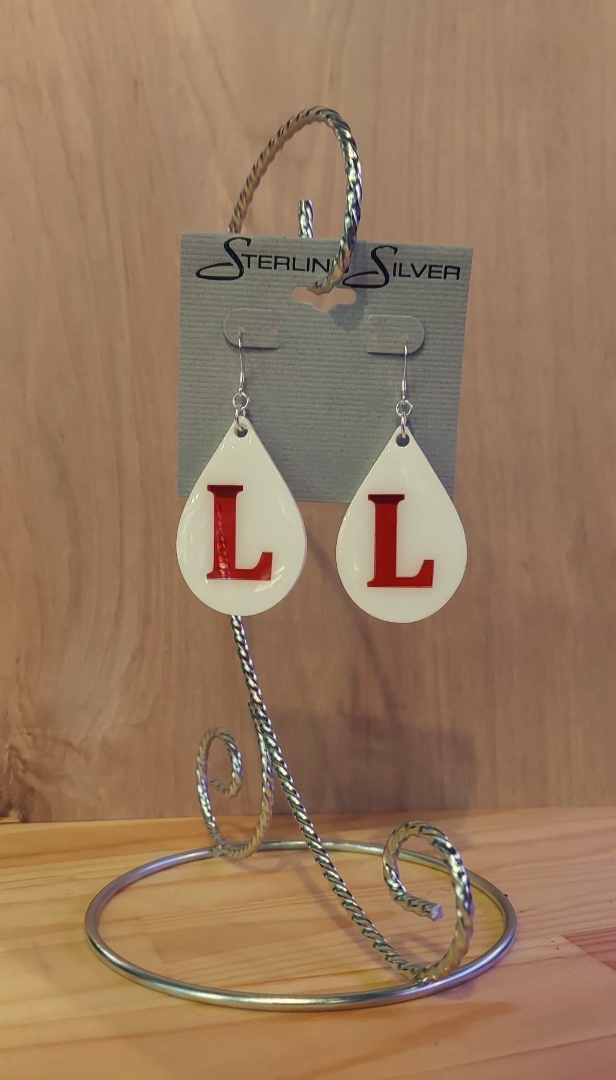 School Spirit Letter Earrings