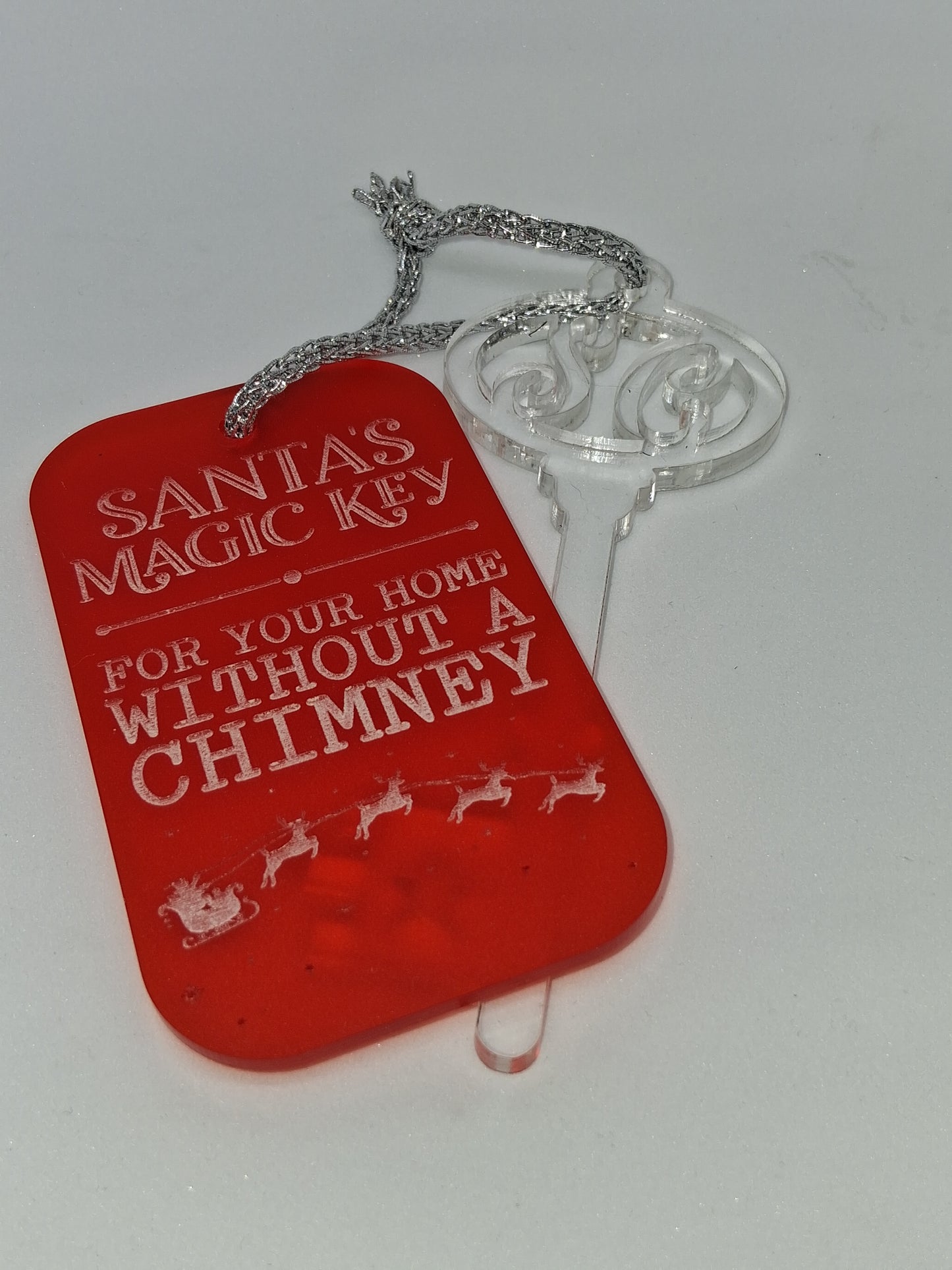 Santa’s Magic Key Tag – Bold & Simple Chimney-Free Solution