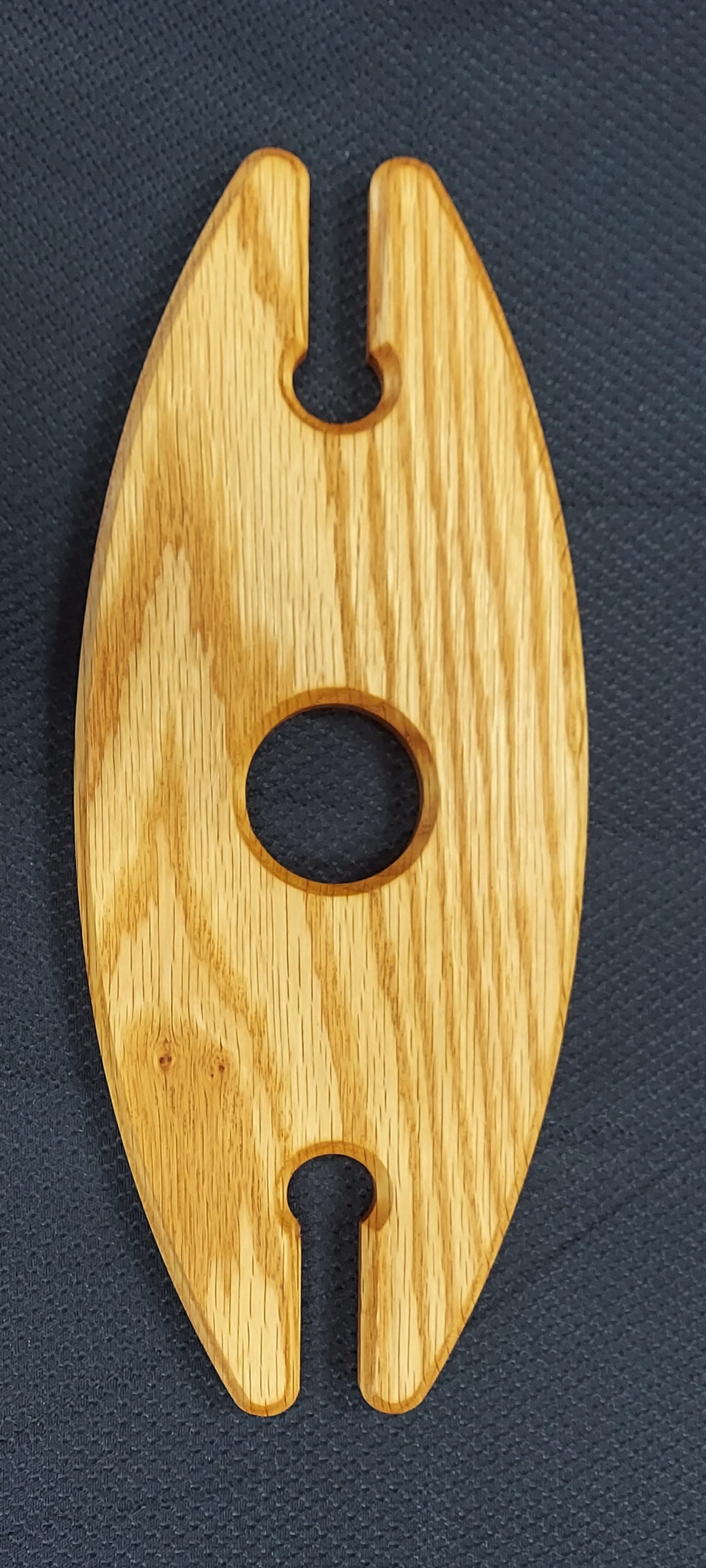 2 Glass Wine Caddy- Oak