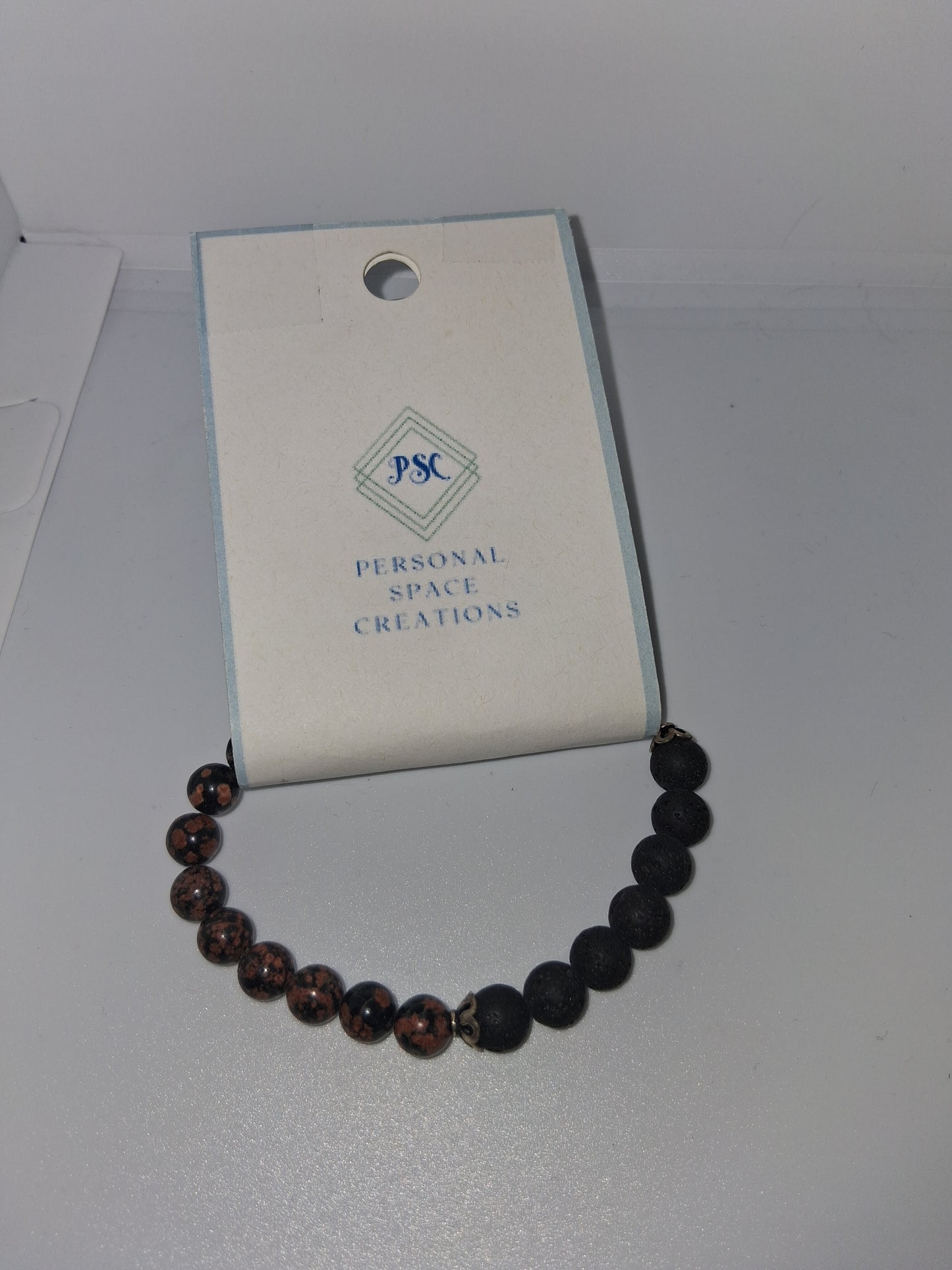 Red Snowflake Jasper Aromatherapy Bracelet