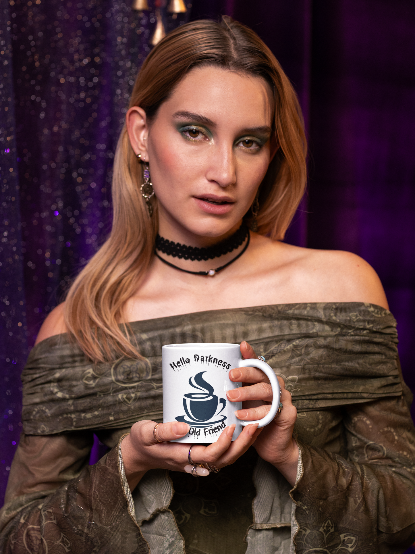 Hello Darkness My Old Friend Coffee Mug – 11 oz Ceramic Mug