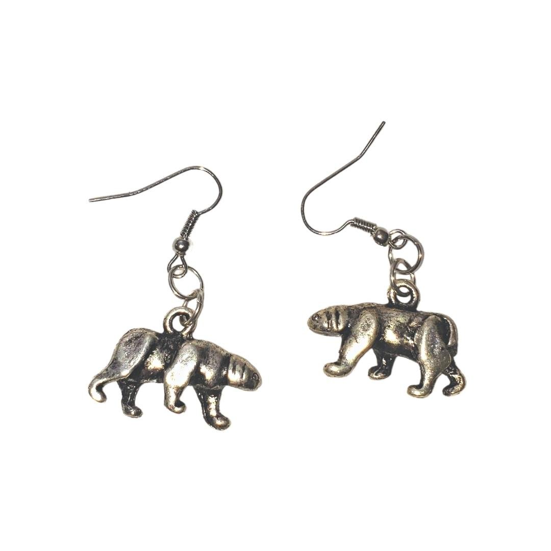 Bear Charm Earrings