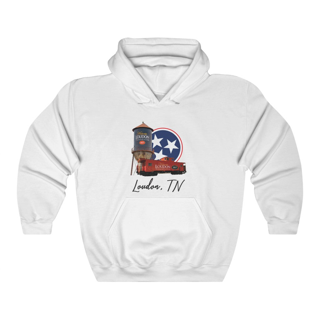 Loudon, TN - Unisex - POD - Hooded Sweatshirt with Pocket