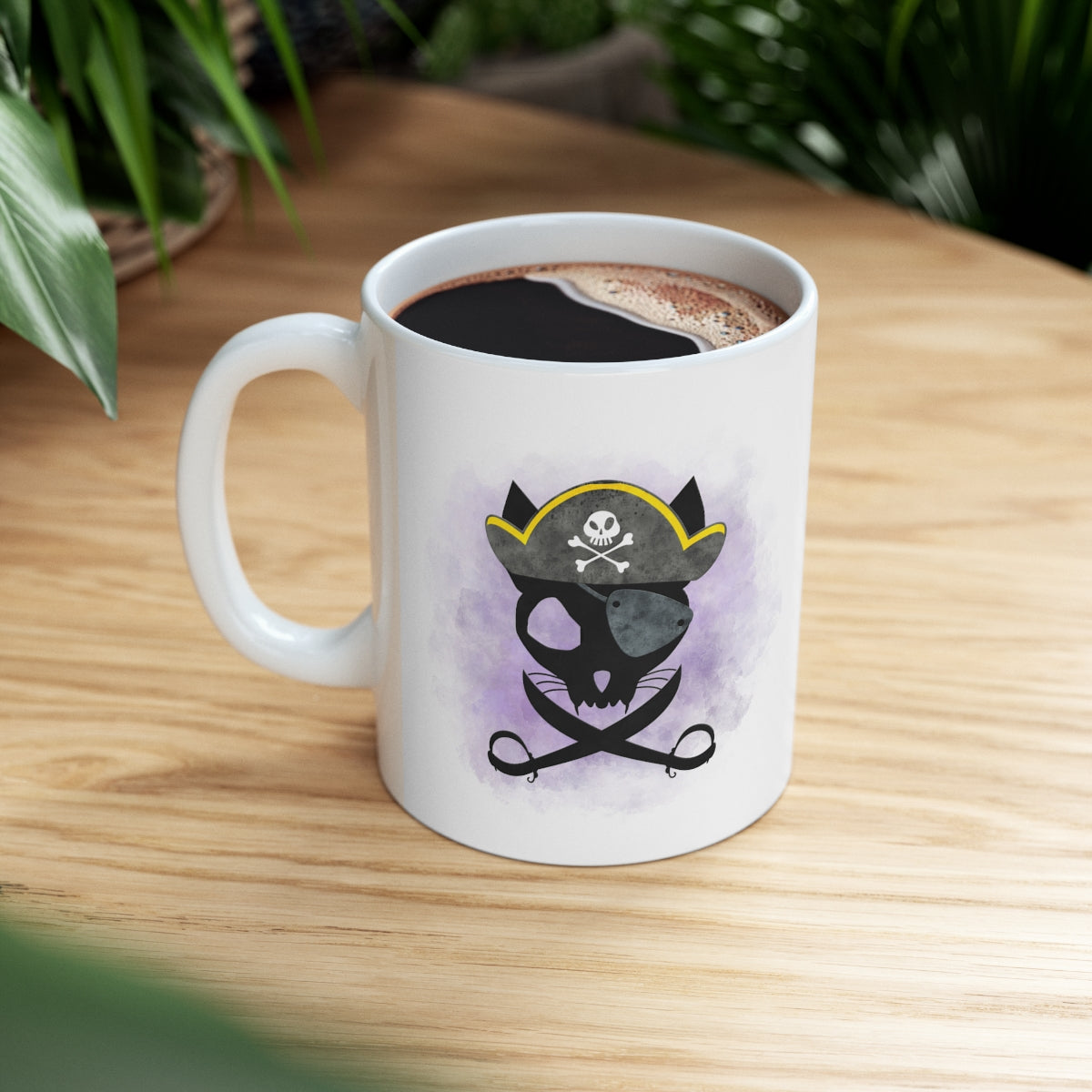 Pirate Kitty - POD - Ceramic Mug 11oz