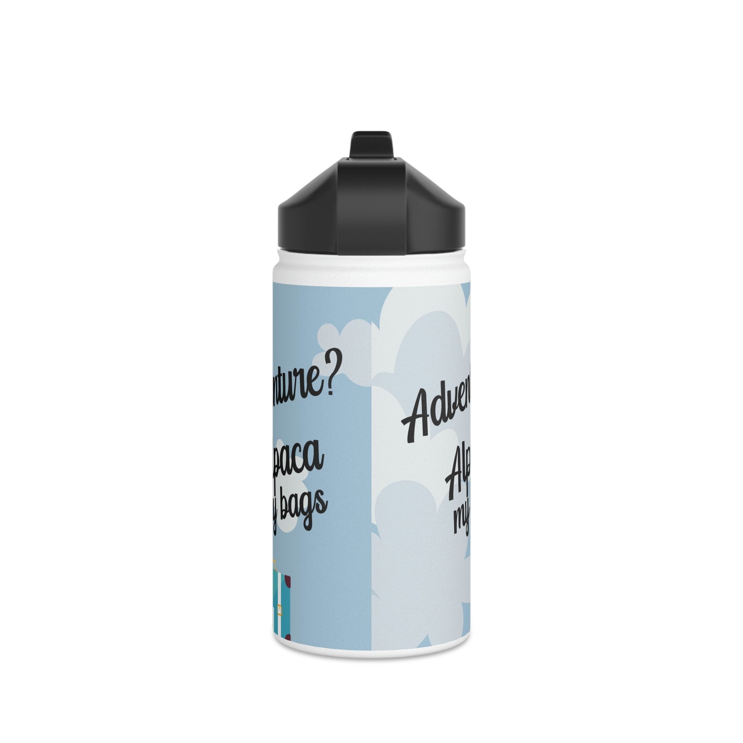 Alpaca My Bags - POD Stainless Steel Water Bottle, Standard Lid