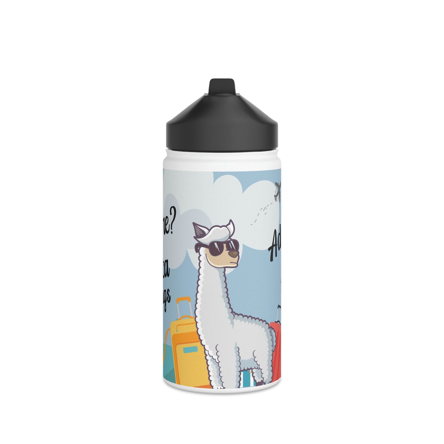 Alpaca My Bags - POD Stainless Steel Water Bottle, Standard Lid