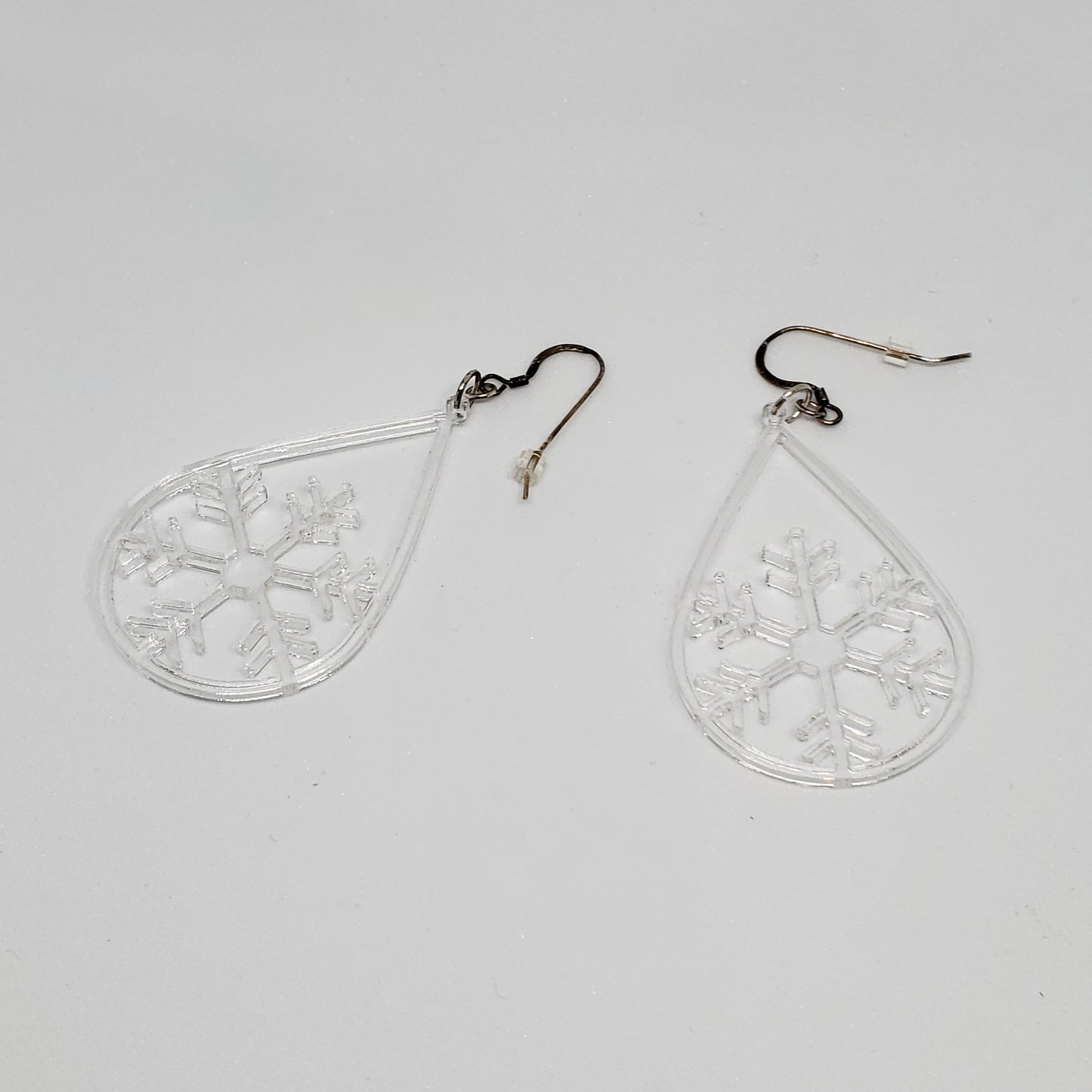 Acrylic Snowflake earrings