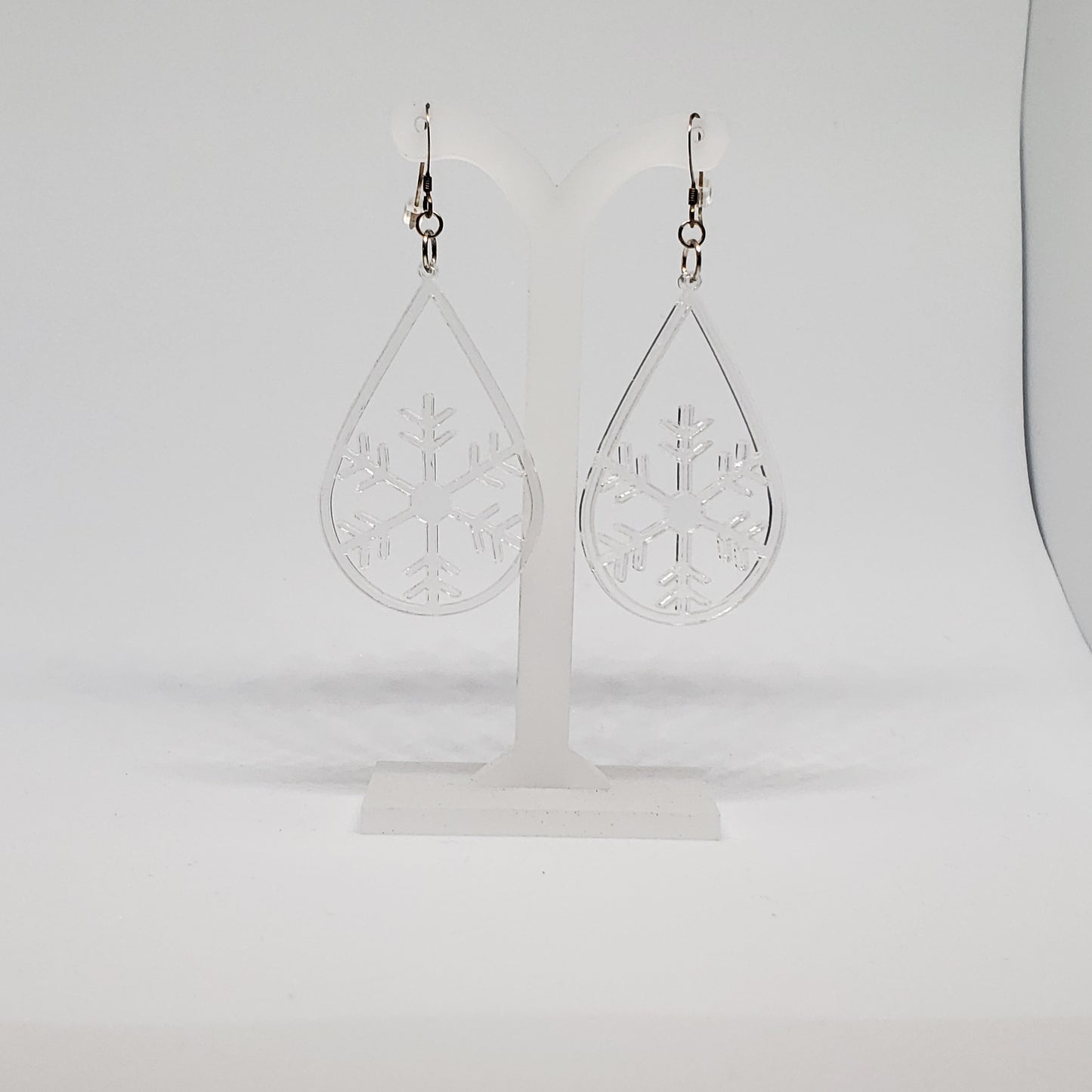 Acrylic Snowflake earrings